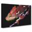 Red Chameleon Lizard In Abstract - Wrapped Canvas-55339974