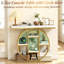 Table de canapé moderne, console chic avec tablettes à plusieurs niveaux, table d'entrée polyvalente, console de rangement, table d'appoint (seulement 1 console)
