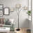 79'' Black Tree Floor Lamp Set