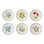 Assiettes à salade 8 ", ensemble de 6