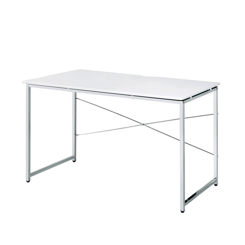 Bureau d'écriture avec base traîneau, Blanc