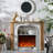 51.18"Retro White Carved Electric Fireplace-118103092