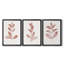 Red Leaf I - Toile tendue avec châssis sur mesure - 3 pièces-1198981855-1198981841