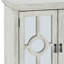 Armoire de rangement en bois classique avec portes miroir et poignées suspendues pour le salon ou la chambre à coucher