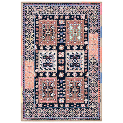 Barlowe Hand Tufted Wool Ikat Rug
