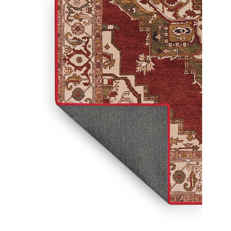 Tapis oriental rouge / beige, Rectangle 2 pi x 3 pi