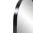 Stainless Steel Frame Oval Wall Mirror-2077968036