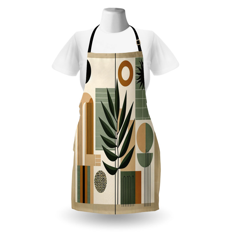 Geometric Bib Apron