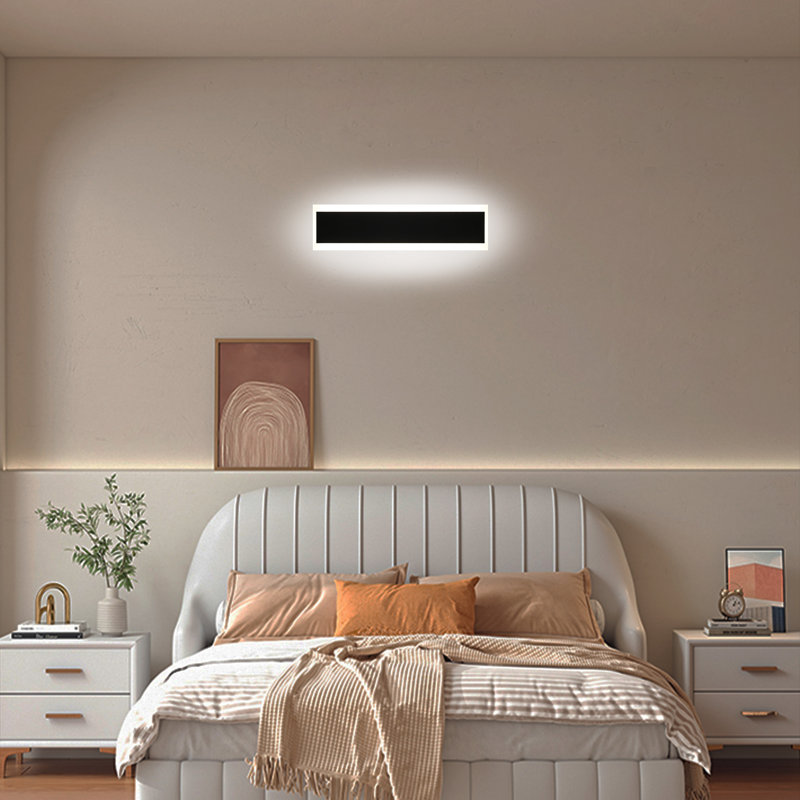 2-Pack Long Outdoor Wall Lights Modern Exterior Lighting Fixtures For House, LED Linear Outdoor Wall Sconces Lighting For Porch Patio Garage Door Yard Indoor, Waterproof