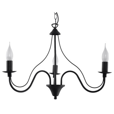 Elnora 3 - Light Candle Chandelier