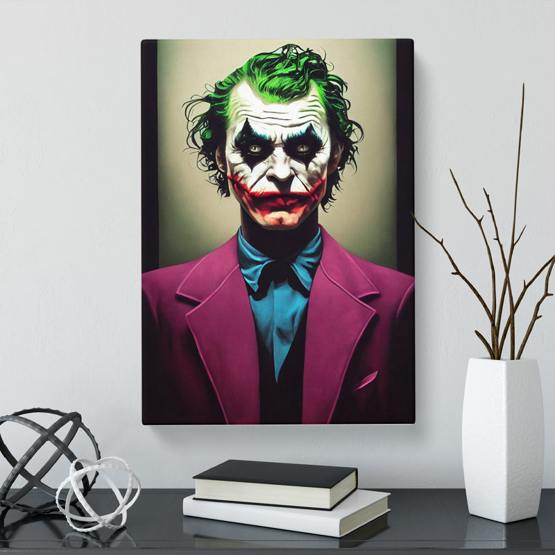 The Joker Vol.1 - Wrapped Canvas, 50cm H x 35cm W x 3cm D