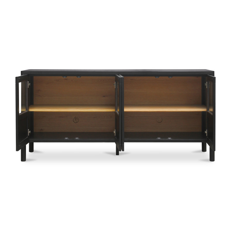 Aboubakr 72.8'' Sideboard, Black