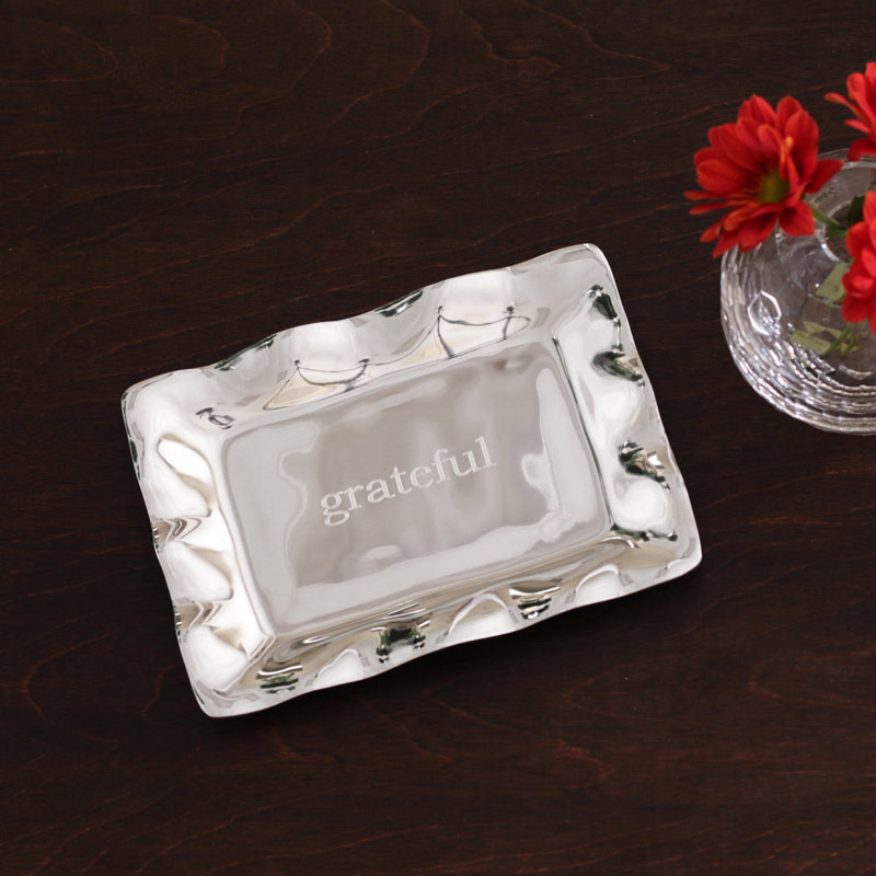 Giftables Aluminum Decorative Tray