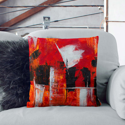 Abstract Square Throw Cushion