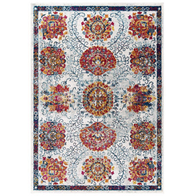Modway Entourage Kensie Distressed Moroccan Trellis 8x10 Area Rug