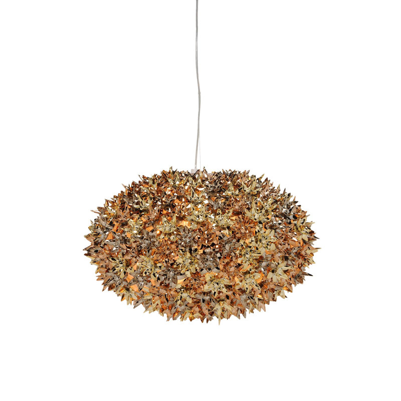 Bloom Pendant, Gold Bronze/Copper, Medium