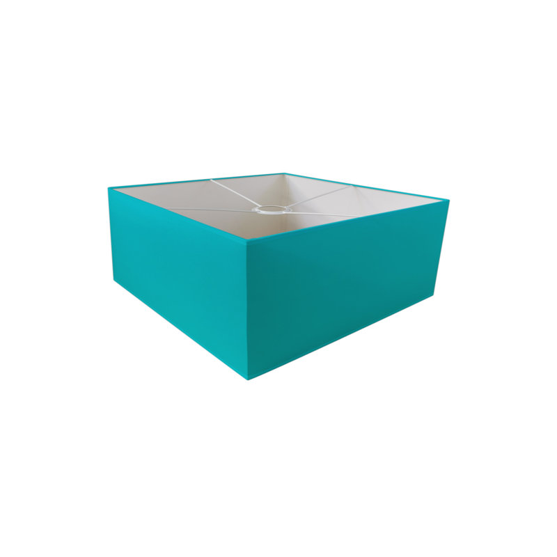 Messner 1 - Light Square/Rectangle Pendant, 18cm H x 30cm W x 32cm D, Capri, Grey