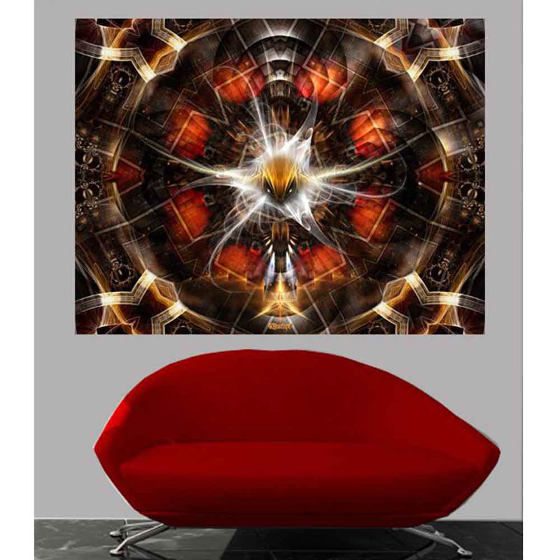 Non-Wall Damaging Wall Decal, 18.5" H x 24" W