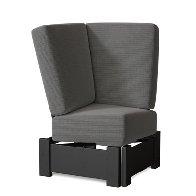 Chaise de patio avec coussins Cherin
