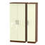 Yvette 3 Door Manufactured Wood Wardrobe-23704041-18860315