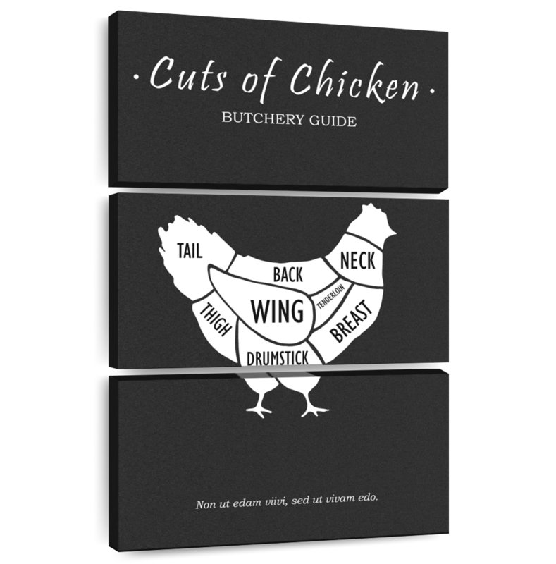 Poulet Yarlin Butchery, H 57 po x l 36 po