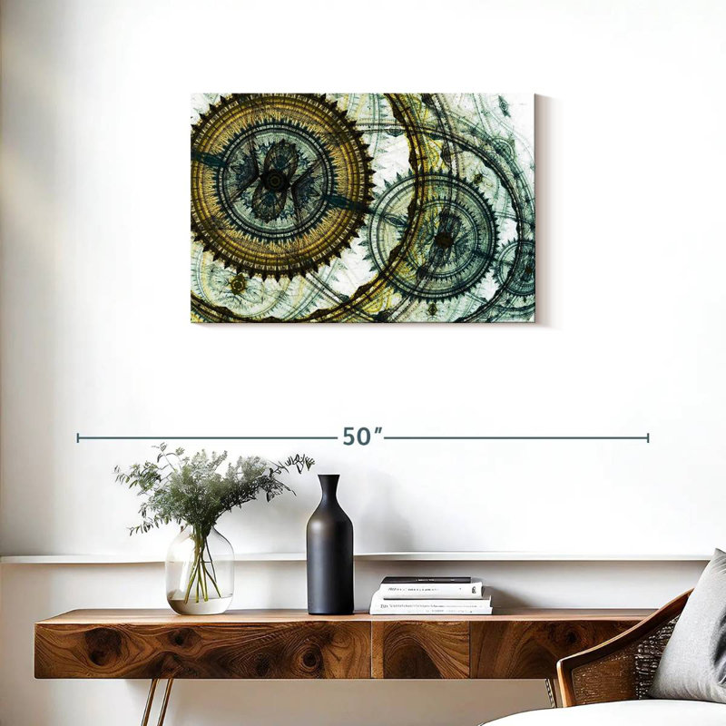 Avery Abstract Steampunk, 20" H x 30" W