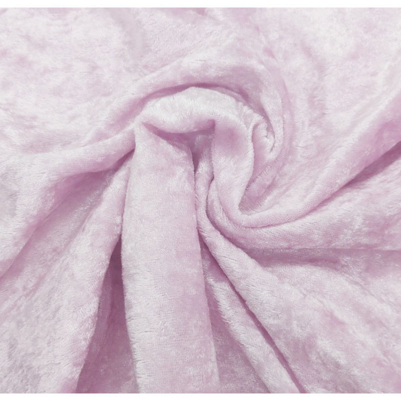 Purple Crushed Velvet Tablecloth 120'''', 108cm W x 108cm L, Pink