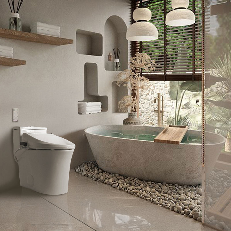 Elongated Toilet Seat Bidet
