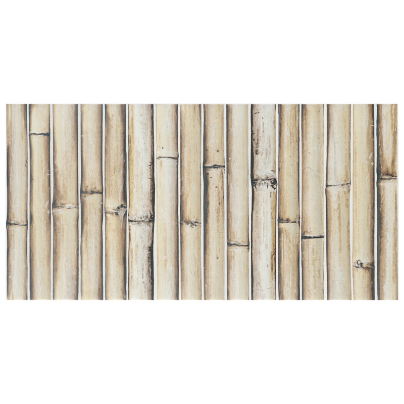 Bamboo 5.88'' W x 11.88'' L Tile, Sandy White