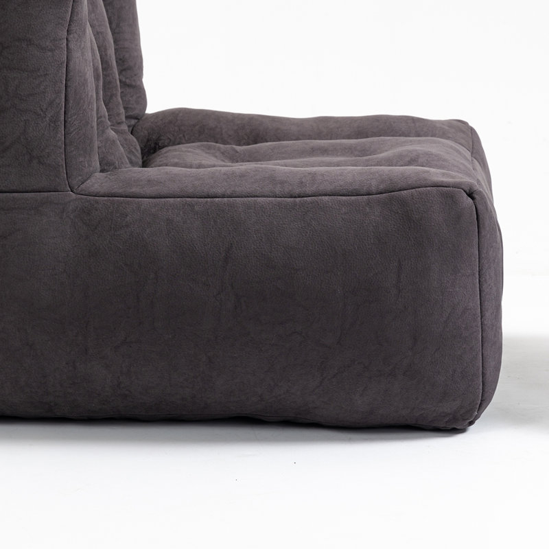 38.58“Comfortable Lazy Sofa Bean Bag Chairs, Black