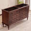 Armoire d'appoint cerisier massif et bois manufacturé
