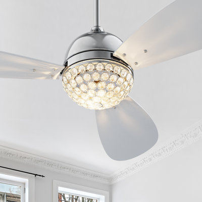 Friedmut 48 " Ceiling Fan with LED Lights with Light Kit