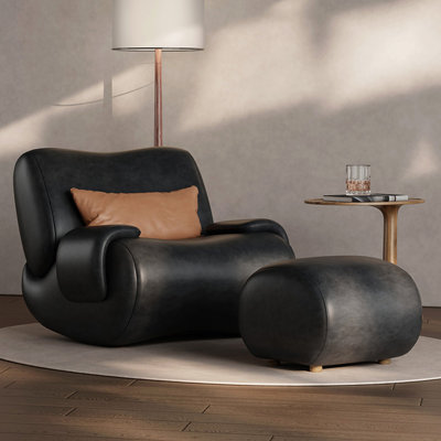 Chaise berçante de qualité supérieure avec structure en bois massif