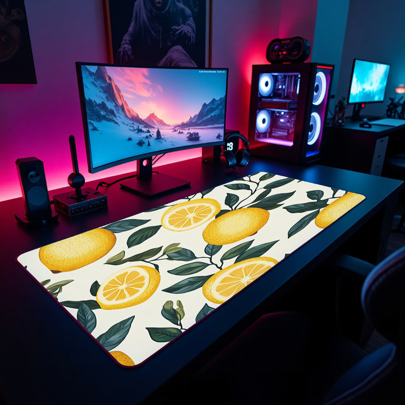 Polyester Desk Pad, 14.4x12.1
