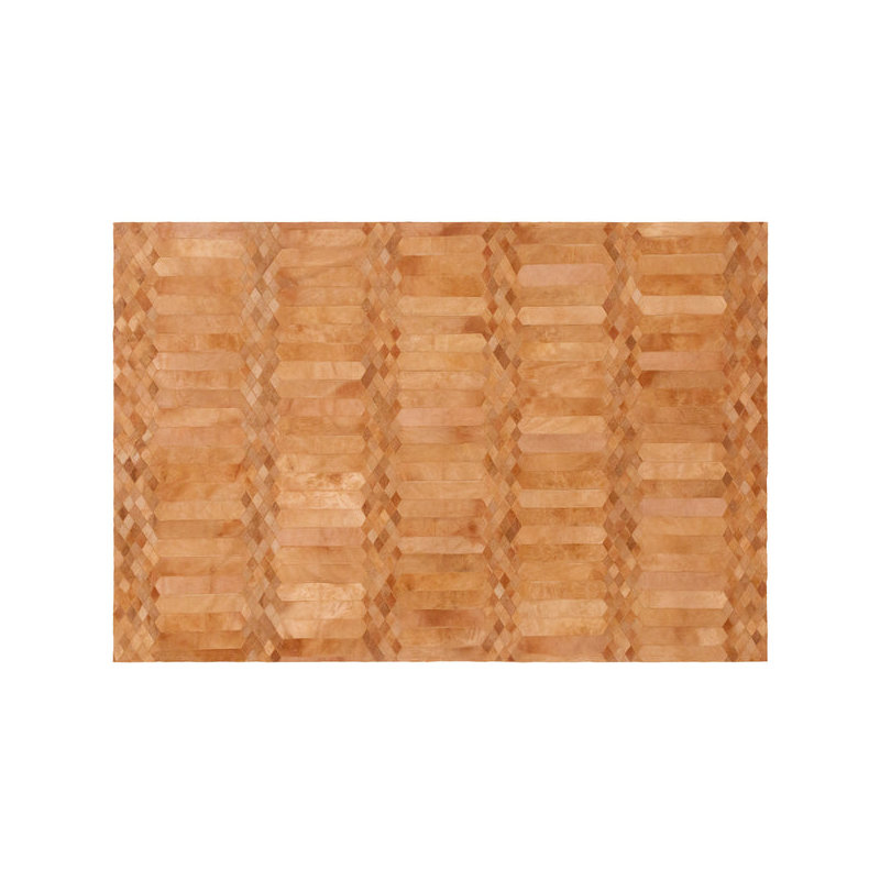 Art Hide Cowhide Area Rug in Orange