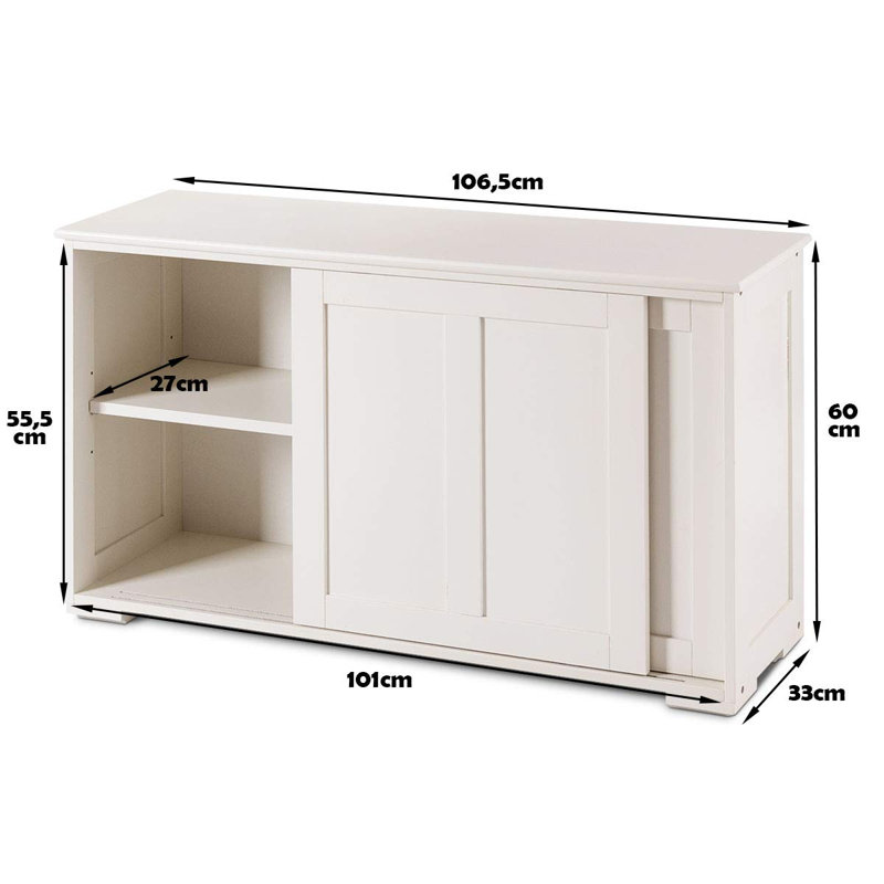 Roseboro 106.5cm Sideboard