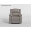 Fauteuil inclinable en tissu texturé transitionnel de 35 po Izak-2048726187
