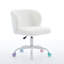 Chaise de bureau pivotante réglable avec base en métal-1633003444