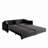 81.9" King Pull Out Sofa Bed,3-in-1 Convertible Sofa Bed with 3 Pillows & Golden Accent Detail Design, Modern Velvet 3-Seater Couch-146061940