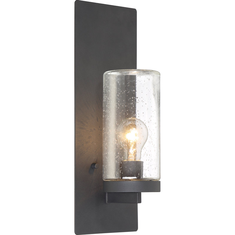Monarda Steel Armed Sconce, 17" H x 5.75" W x 5.75" D