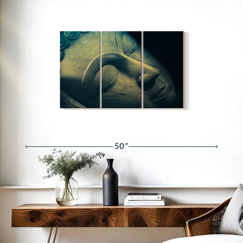 Adella Detailed Sleeping Buddha, 20" H x 33" W