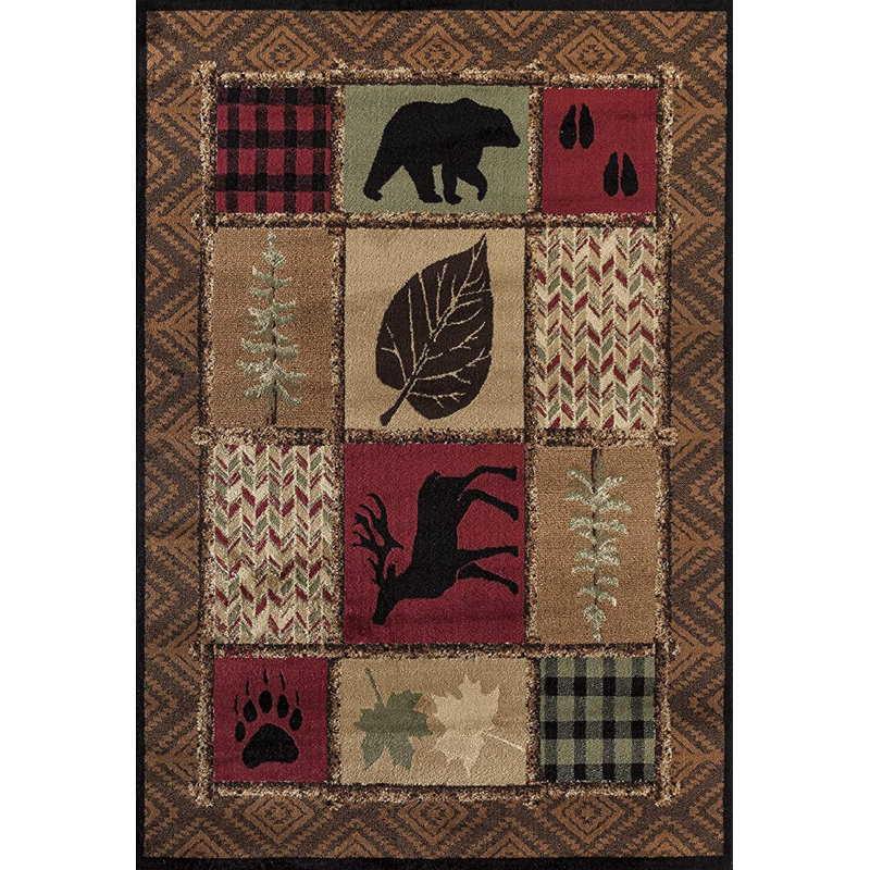 Tapis brun Pippen, Rectangle 7 pi 10 po x 10 pi 6 po