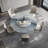Luxury simple microlite round dining table-103024306