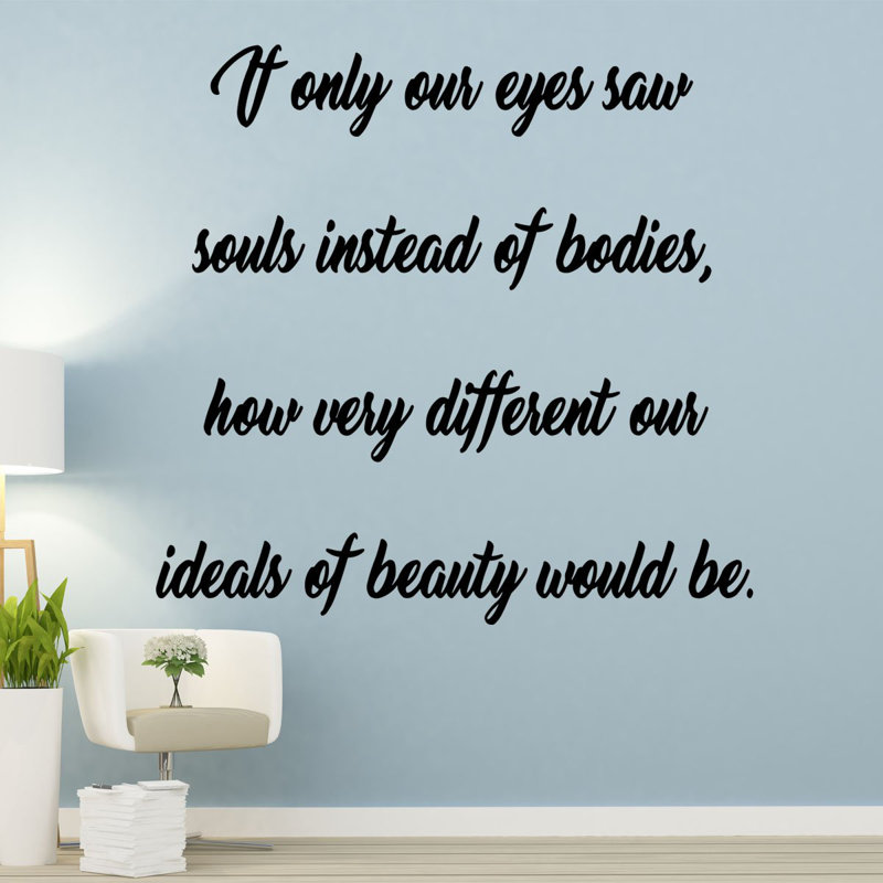 Text & Numbers Wall Decal, 22" H x 22" W