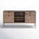 Trey Modular Filing Credenza in Black Wash Poplar