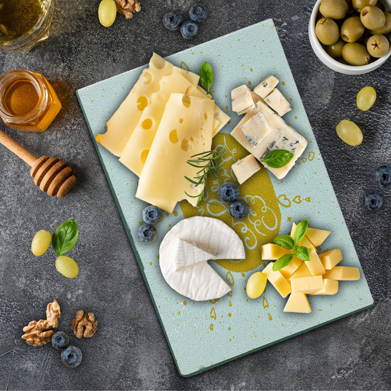Planche à découper en verre trempé Ambesonne