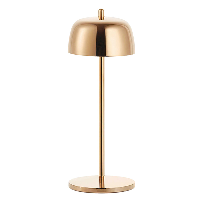 Theta Pro Table Lamp, Polished Rose Gold