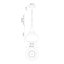 Luminaire suspendu géométrique 1 lumière Hazel-66310761-66310762-95428214