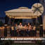 Outsunny 3 x 3 m Outdoor Garden Gazebo with Post Shelves, Double Roof-125043936