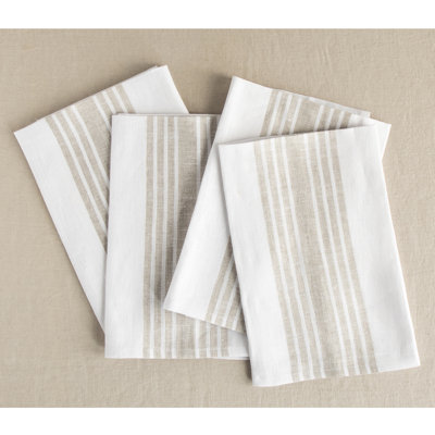 Farmhouse - 100% Pure Linen Dinner Napkins
